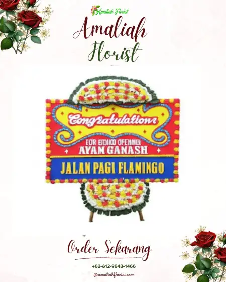 Sewa Papan Bunga Ganggangpanjang